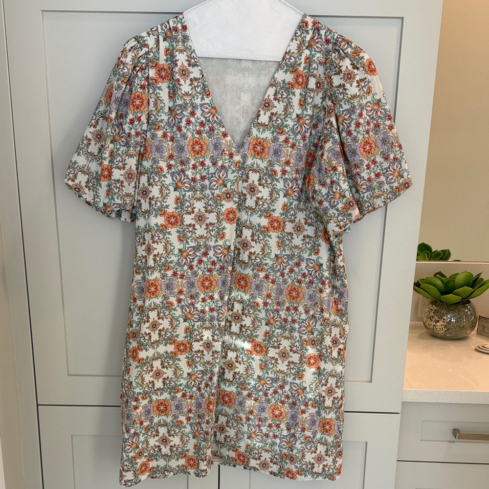 Anna Cate Multicolor Floral Pattern Dress